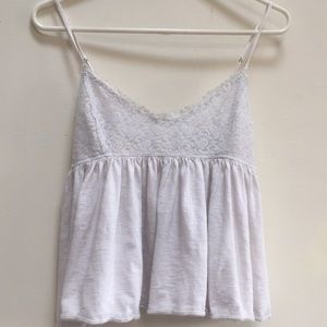 White top from American eagle cute white baby doll